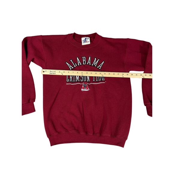 Alabama Crimson Tide Sweatshirt by Logo Athletic, Red. - Picture 5 of 6